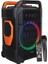 Sl-10 120 Watt Taşınabilir Seyyar Amfi Hoparlör Kablosuz 1 El + 1 Yaka Mikrofonlu Kumandalı Usb+Sd+Bt 1