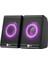 Lecoo DS100 Rgb Aydınlatmalı Kablolu Stereo Siyah 6 W Soundbar 1+1 Masaüstü Hoparlör 3