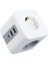 VE-23089 2x USB 1x Type-C 3'lü Çocuk ve Termal Korumalı Grup Priz 3