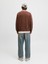 Jornorrebro Emb Sweat Crew Noos Deep Mahogany 3