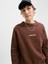 Jornorrebro Emb Sweat Crew Noos Deep Mahogany 6