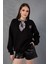 Fular Detaylı Oversize Sweatshirt 3