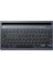 Lenovo Lecoo BK100 Bluetooth V3.0 Çoklu Cihaz Uyumlu Şarj Edilebilir Kablosuz Gri Türkçe Q Klavye 2