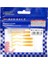 Craft Red Back Curly Tai Rubber Worm Tmw-Cul #004 Orange Glitter 3
