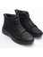 Erkek Hakiki Nubuk Deri Bot Fermuarlı Siyah Taymor 2