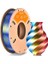 Üç Renkli Ipek Pla Filament, 1,75 Mm, 3D Yazıcı Filament, Pla +/-0,03 Mm, 250 G/makara, Ipek Rot Gelb ve Mavi 1
