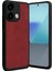 Resveq Newface Xiaomi Redmi Note 13 Pro 5g Kılıf Aras Deri Kapak - Kırmızı 1