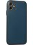 iPhone 12 Kılıf Coco Deri Silikon Kapak - Mavi 2