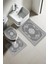 Modern Desenli 3’lü Banyo Paspas Takımı Yıkanabilir Kaymaz Tabanlı Klozet Takımı KLZ0057 1