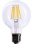 LED Filament Ampul, G95 Küre, E27 Duy, Sıcak Sarı Işık (Şeffaf Cam, 4 Watt) 1