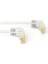 Lan Kablo Cat 6A - 15M - 90° Dişli Fiş - RJ45 Ağ Kablosu - S/ftp Korumalı - Gri 3