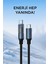 U22 Type-C To Type-C 60W Hızlı Şarj Kablosu – LED Ekranlı, Dayanıklı Örgü Kablo 3
