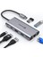 USB C Hub, Ethernet Multiport Adaptörü, 6'sı 1 Arada HDMI Dock MacBook Pro/air, Chromebook, Dell Xps, Hp ve Type Devices (Gigabit 100W Pd 4K HDMI USB 3.0) ile Uyumlu 1