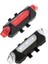 Işığı LED Stop Arka Ikaz Işık Lamba USB Şarjlı 4 Mod 1