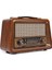 Ahşap Eskitme Görünümlü Bluetooth Hoparlör Mp3 Çalar Müzik Kutusu Nostaljik Radyo 1