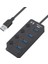USB Hub, 4 Port USB 3. 0 Hub, USB Adaptörü, USB Dağıtıcı, Kişisel Açma/kapama Anahtarlı Uzatma Dağıtıcı, Tak ve Çalıştır, Ps5, Pc, Dizüstü Bilgisayar, USB Çubuğu, Yazıcı, MacBook ve Daha Fazlası Için 1