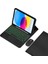 iPad (A16) 11. Nesil 11 Inç 2025/IPAD 10. Nesil 10,9 Inç, 7 Renkli Aydınlatma, Çıkarılabilir Bluetooth Almanca Qwertz Klavye Ince Kılıf, Kalem Tutucu ve Fare Ile, Siyah 1
