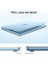 MacBook Air 13 Inç M4 M3 M2 2025 2024 2022 Için Uyumlu Kılıf [orijinal Dokuyu Sunar] 13.6" A3240 A3113 A2681 Için Ultra Ince Görünmez Yarı Saydam Sert Kabuk Kapak - Mat Gök Mavisi 3