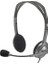 H110 Kablolu Stereo Kulak Üstü Mikrofonlu Kulaklık, 3,5 mm Jak Girişi, Gri 2