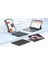 Tab S10+ Plus/s9+ Plus/s9 Fe+ Plus 12.4 Için ile Uyumlu Mag Touchpad Blutooth Işıklı Standlı Klavyeli Kılıf 3