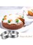 Krep Kalıbı, Sahanda Yumurta Kalıbı, 6 Adet 8 cm / 3,15 Inç Paslanmaz Çelik Krep Kalıbı, Tarteform, Pasta Halkaları ve Kek Çerçevesi, Pasta Kalıbı, Kırıntı Halkası, Yemek Halkası, Damga, Kek 3