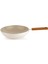 Ceramoni Seramik Wok Tava 28 Cm-Krem 2