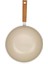 Ceramoni Seramik Wok Tava 28 Cm-Krem 3