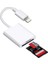 Lightning Girişli iPhone 11 12 13 14 Uyumlu Kart Okuyucu Sd Kart Adaptörü Tf Kart Okuyucu Disk Adaptörü Mobil Kart Okuyucu Hızlı Aksesuarları Bağlayın - (S101 - Lightning) 1