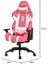 Cross Serisi Profesyonel Oyuncu Koltuğu, Ergonomik Tasarım, 180 Derece Ayarlanabilir Sırt Açısı, Kaliteli Sünger, 130KG Taşıma Kapasiteli Oyuncu Sandalyesi (Pembe) 2