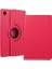 Tab M10 Plus 3. Jenerasyon TB-125FU TB-128FU ile Uyumlu Kılıf 360 Dönebilen Standlı Case Pembe Koyu 1