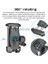 HT-T45 Motosiklet Telefon Tutucu Bisiklet Telefon Tutucu Motor ve Bisiklet Gidonu Için 360 Dönebilen Telefon Tutucu 4.5" - 6.5" 3