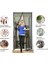 Mıknatıslı Sineklik, Kapı Sinekliği, Böcek Koruması, 95 x 210 Cm, Mıknatıslı Perde, Balkon, Kiler ve Teras Kapısı Için Idealdir, Delmeden Kolayca Yapıştırılabilir, Kısaltılamaz (80 x 210) 2