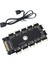 Argb Controller, 1 Ila 11 Bağlantı Noktası Argb Hub, 5 V, 3 Pin Rgb LED Dağıtıcı Hub, Sata/ıde Bağlantı Noktası Destekli 1
