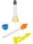 Oyuncak Uçan Roket Air Rocket Duello Tekli Set 2