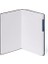 - Not Defteri, Puantiyeli, Orta, 192 Sayfa, Yumuşak Pu Kapak, Fsc® Sertifikalı Kağıt, Beyaz Kağıt 100 G/m², Çift Kitap Ayracı, Lastik Bant, 13 x 21 Cm, Renk Galaktik Mavi 2