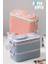 1200 ml Iki Kat Dört Bölme Paslanmaz Çelik Lunch Box Yeni Nesil Sefer Tası-Sos Kaseli MODEL-FFLBOX8023 Lacivert 3