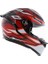 K1 S Motosiklet Kaskı Kapalı Kask Lion Black Red White M 2