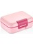 Design Kendinden Kaşıklı 5 Bölmeli 2 Katlı Beslenme Kutusu (Pembe) 4