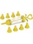 Pompası Sıkacağı Krem Şanti Sıkacağı Pompası 8 Parça Set - Pasta ve Kek Süsleme Aracı 3