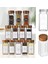 Home 12'li Bambu ve Akasya Kapaklı Cam Baharatlık Seti 120 ml - Doğal Ahşap Kapaklı, Şeffaf Cam, Sağlıklı ve Şık Baharat Kavanozları (Akasya Kapak) 1