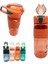 ml Tritan Su Şişesi – Dayanıklı ve Hafif Spor Matara, Bpa Içermez, Sızdırmaz Kapak, Taşınabilir ve Şık Tasarım, Sağlıklı Içim Için Ideal, Spor ve Günlük Kullanıma Uygun (Sıcak Turuncu) 1