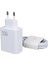 WK-27876 M11 Beyaz 33 Watt Turbo USB Şarj Başlık Adaptörü + Type-C Kablo 2
