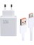 WK-27876 M11 Beyaz 33 Watt Turbo USB Şarj Başlık Adaptörü + Type-C Kablo 4