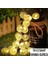 Home Solar Outdoor 50 LED 8 Mod Dış Mekan/iç Mekan Telli Işıklar Kristal Top Su Geçirmez Dekoratif Bahçe, Parti, Noel, Ağaçlar, Veranda, Yılbaşı, Düğün (Sıcak Sarı) 5
