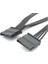 Plus PX-4355 Molex To Sata Kablo, Psu Sata Çoklayıcı, 5 Port Sata Power Çoklayıcı, 60CM Uzunluk 4