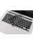 Macbook Klavye Air Pro Koruyucu (Us To Tr) (Eski Usb'li Model 2008-2017) ile Uyumlu Siyah 1