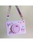 Galaxy Tab A9 Plus X210 X213 X215 X217 ile Uyumlu Kılıf Cute Dolls Standlı Eğlenceli 3D Karekterli Çocuk Kılıfı Açık Lila 2
