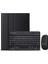 Samsung Galaxy Tab S10 Plus SM-X820 12.4 Inch Tablet Için Tablet Bluetooth Klavye ve Mouse + Kılıf Bkk6 1