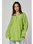 Big Dart Uzun Oversize Gömlek - Fıstık Yeşili Fıstık Yeşili - 42 1
