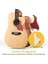 DAD-140C Dreadnought Akustik Gitar Paketi (Natural) 3